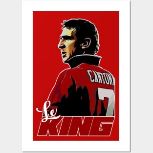 Mancs Gone Mad - Eric Cantona - LE KING Posters and Art